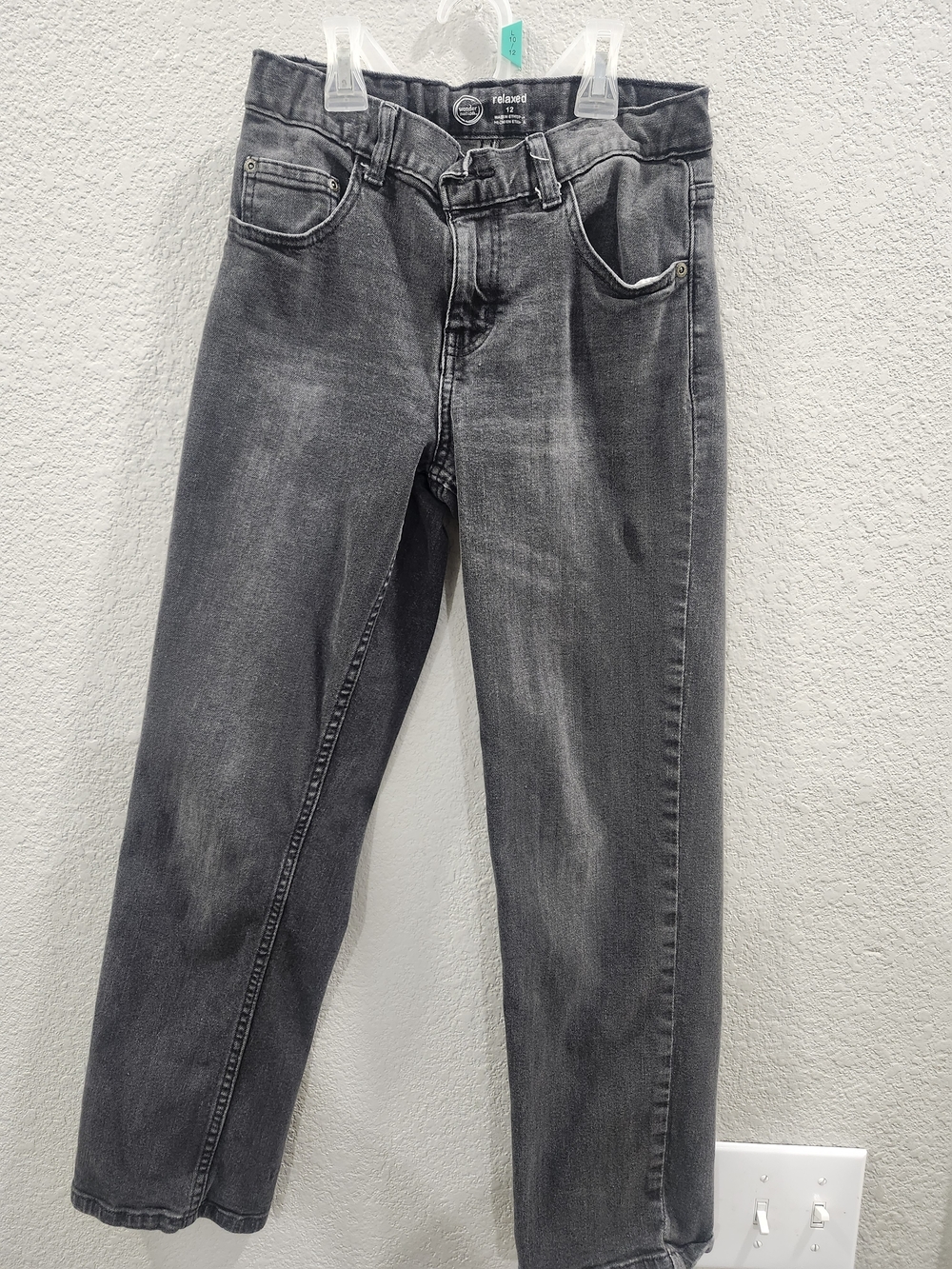 wonder nation Gray Relaxed Kids Jeans